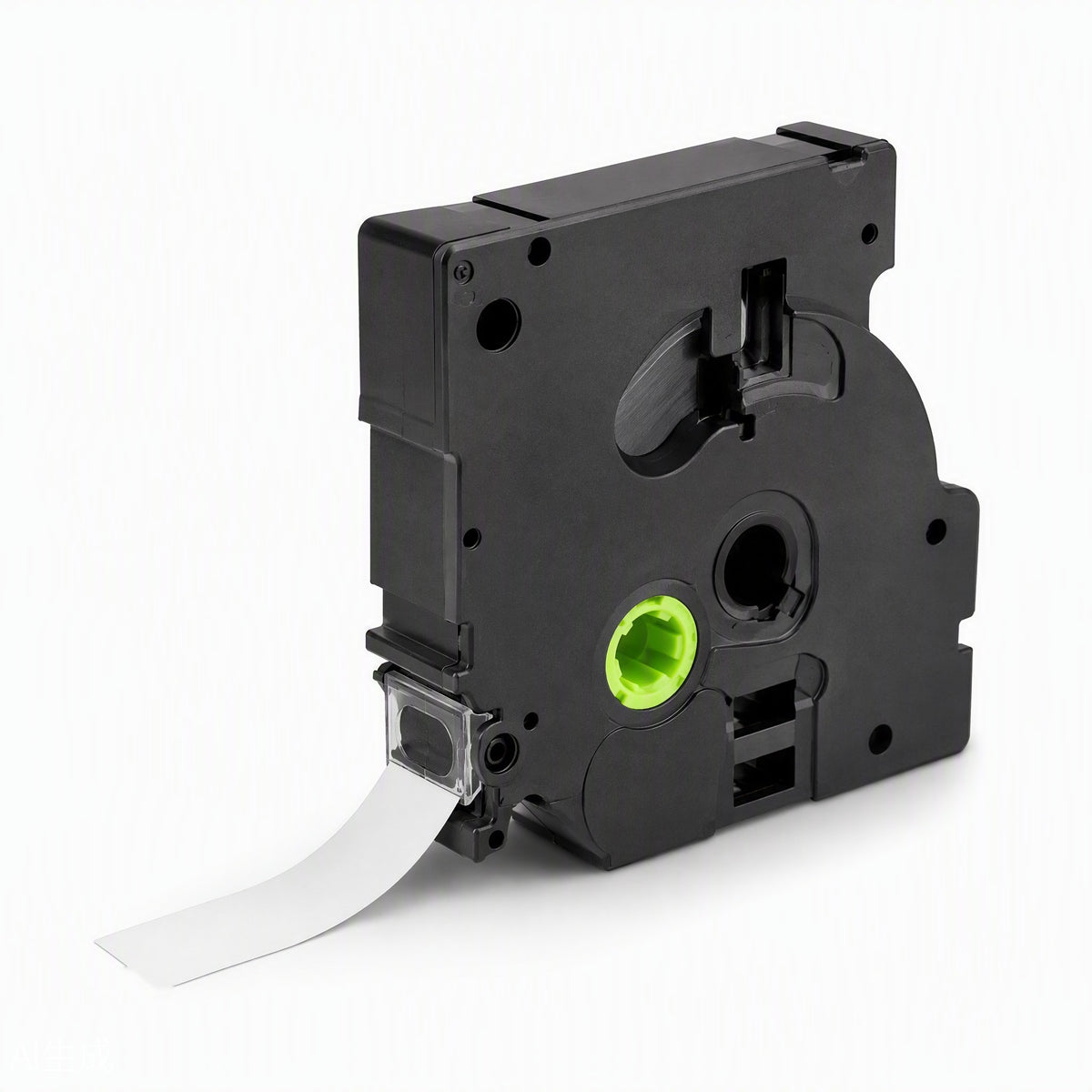 Cable Label Printer Tape 12mm x 8m Black on White