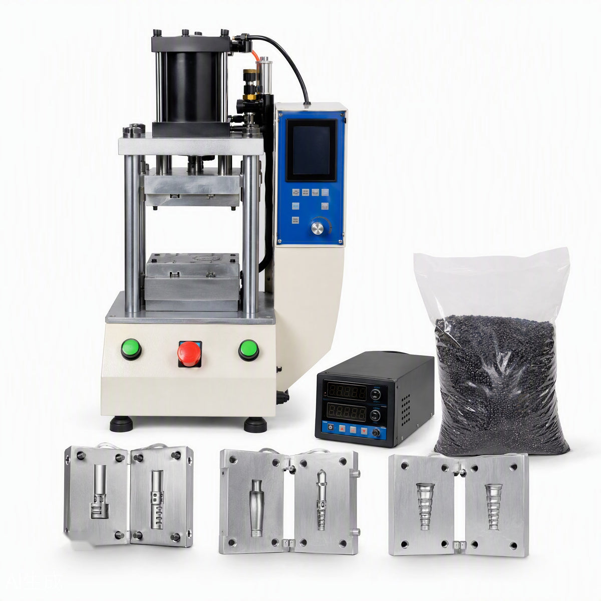 Cable Overmolding Starter Kit with Aluminum Mold Set