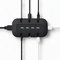 Desktop Cable Management Hub with 4 USB Ports