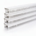 Plastic Wire Duct 1" x 3ft Slotted 6-Pack
