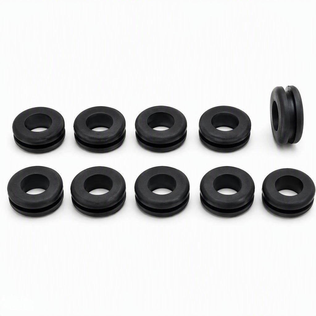 Rubber Cable Grommet 1" Inner Diameter 10-Pack