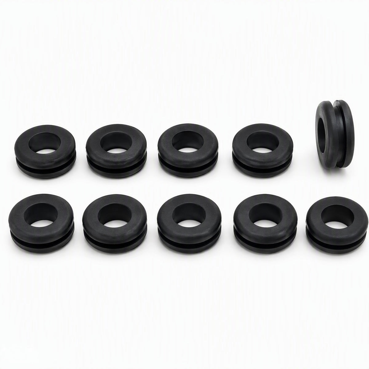 Rubber Cable Grommet 1" Inner Diameter 10-Pack