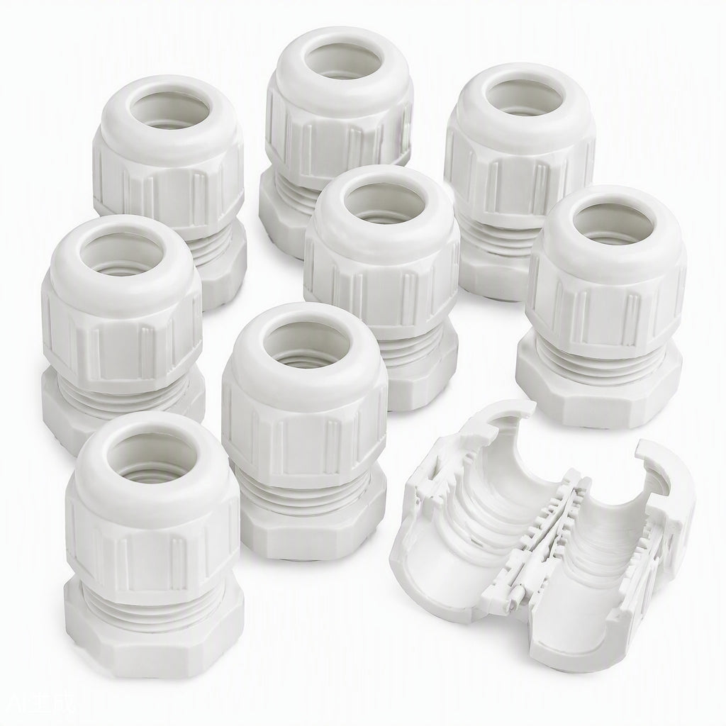 Strain Relief Bushing 3/8" Nylon 10-Pack