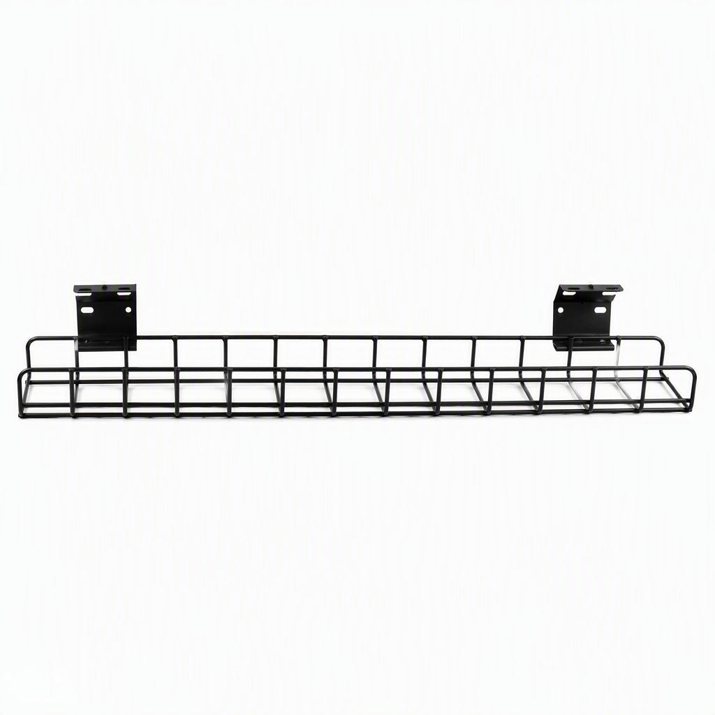 Under-Desk Cable Management Tray 17" Steel Mesh