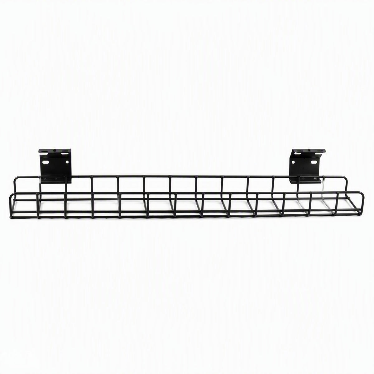 Under-Desk Cable Management Tray 17" Steel Mesh