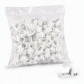 Wall-Mount Cable Clips with Screw Hole 50-Pack